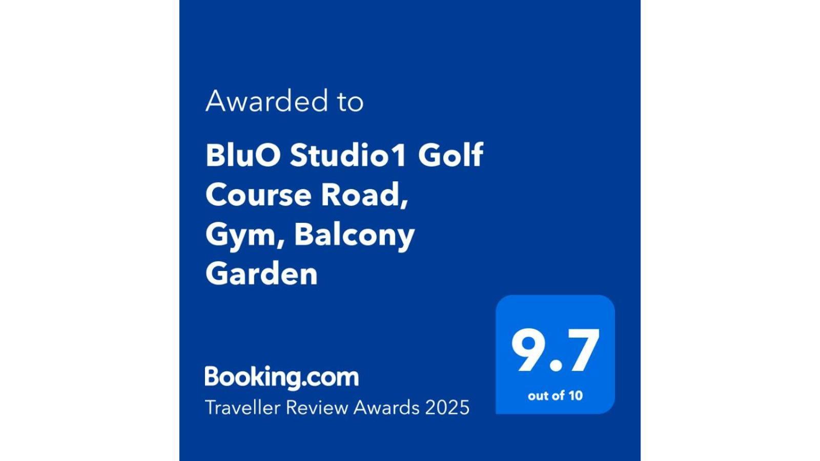 Bluo Studio1 Golf Course Road, Gym, Balcony Garden 구르가온 외부 사진